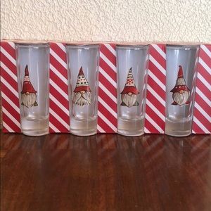 Set of Four Tall Shot Glasses
